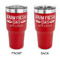 Farm Quotes 30 oz Stainless Steel Tumbler - Red - Double Sided
