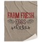 Farm Quotes 50x60 Sherpa Blanket