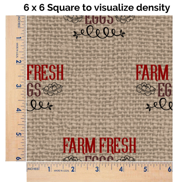 Farm Quotes 6x6 Swatch of Fabric