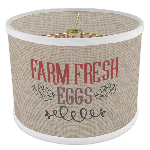 Farm Quotes 8" Drum Lampshade - ANGLE Poly-Film
