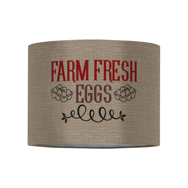 Farm Quotes 8" Drum Lampshade - FRONT (Fabric)