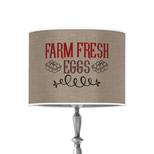 Farm Quotes 8" Drum Lampshade - ON STAND (Poly Film)