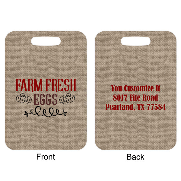 Farm Quotes Aluminum Luggage Tag (Front + Back)