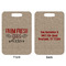 Farm Quotes Aluminum Luggage Tag (Front + Back)
