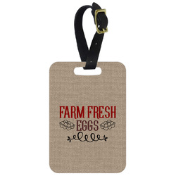 Farm Quotes Metal Luggage Tag