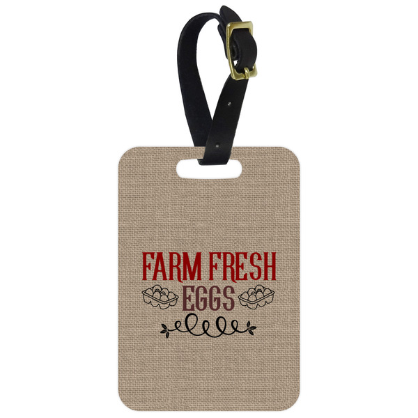 Custom Farm Quotes Metal Luggage Tag