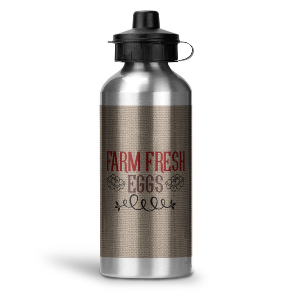 Custom Farm Quotes Water Bottles - 20 oz - Aluminum