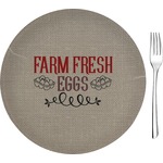 Farm Quotes 8" Glass Appetizer / Dessert Plates - Single or Set