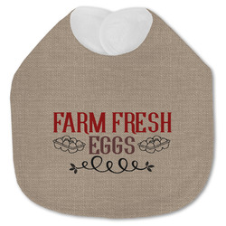 Farm Quotes Jersey Knit Baby Bib
