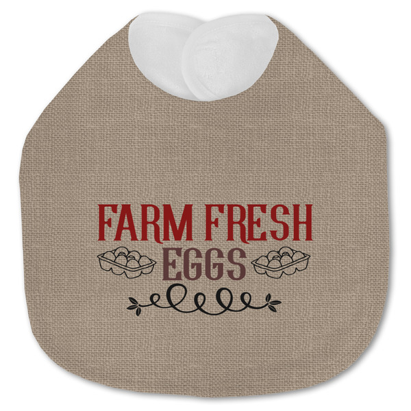 Custom Farm Quotes Jersey Knit Baby Bib