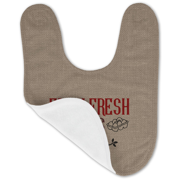 Farm Quotes Baby Bib - AFT folded