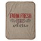 Farm Quotes Baby Sherpa Blanket - Flat