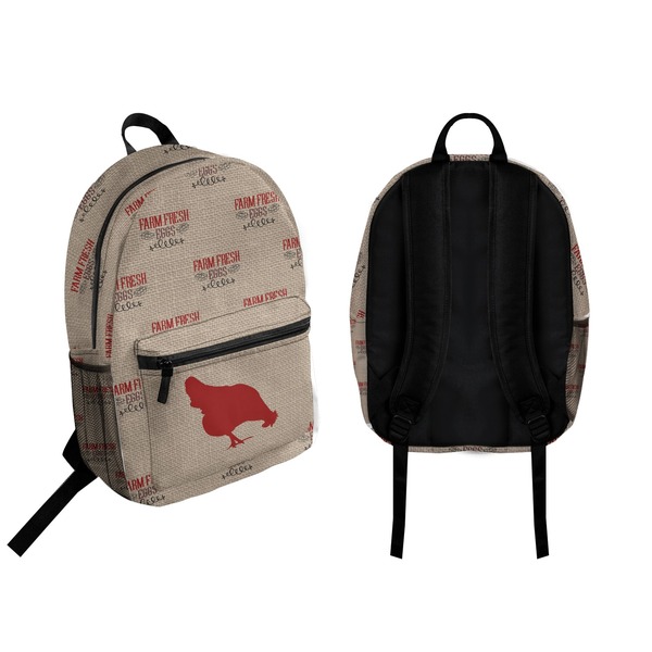 Farm Quotes Backpack front and back - Apvl
