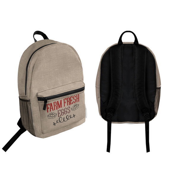 Farm Quotes Backpack front and back - Apvl