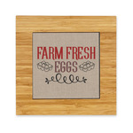 Farm Quotes Bamboo Trivet with Ceramic Tile Insert