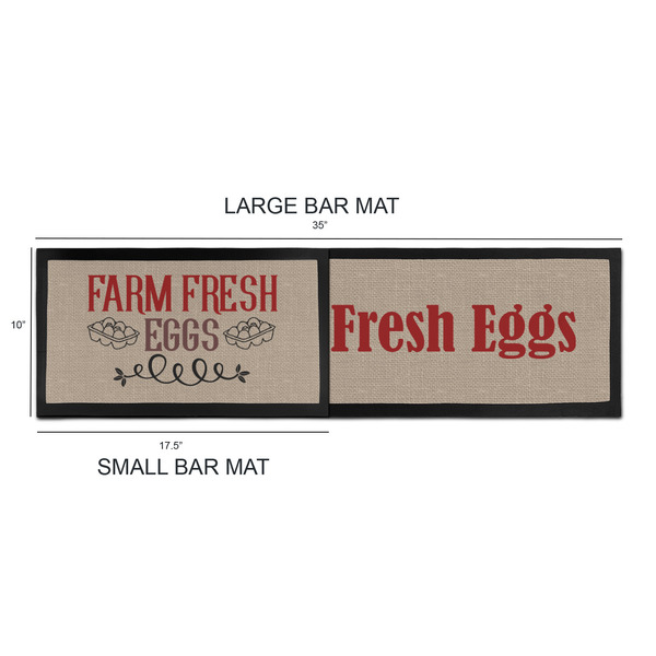 Farm Quotes Bar Mats - Sizing Chart