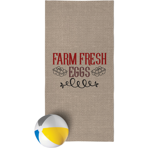 Custom Farm Quotes Beach Towel