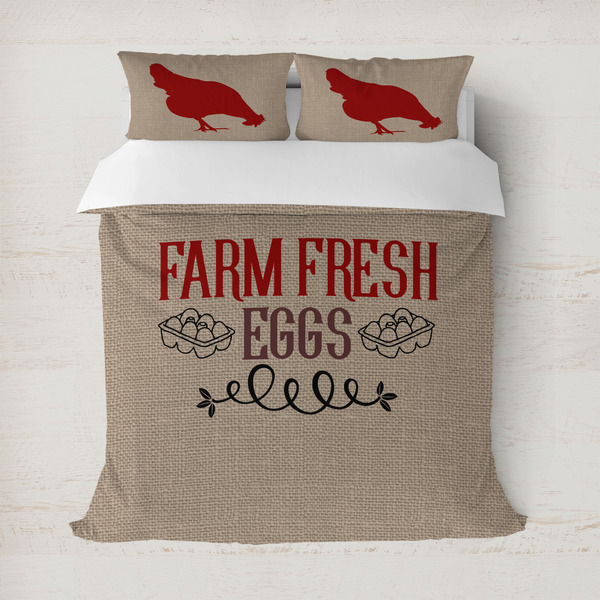Custom Farm Quotes Duvet Cover