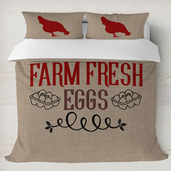 Custom Farm Quotes Duvet Cover Set - King