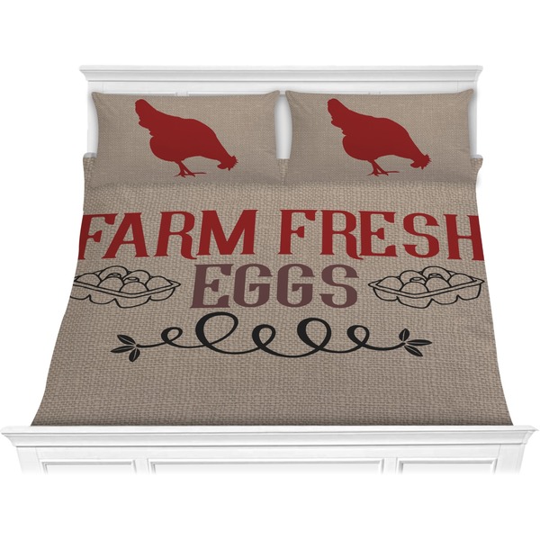 Custom Farm Quotes Comforter Set - King
