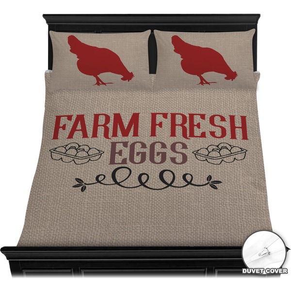 Farm Quotes Bedding Set (Queen) - Duvet