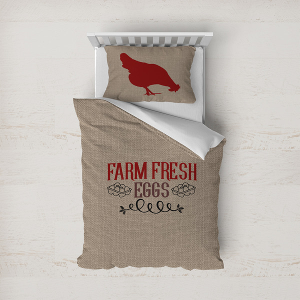 Custom Farm Quotes Duvet Cover Set - Twin