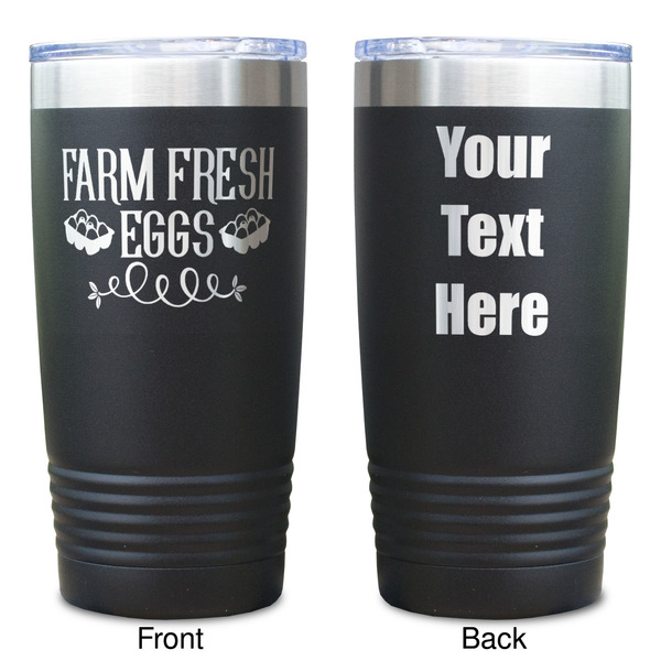 Farm Quotes Black Polar Camel Tumbler - 20oz - Double Sided  - Approval