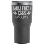 Farm Quotes RTIC Tumbler - Black - Engraved Front