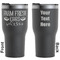Farm Quotes Black RTIC Tumbler - Front and Back