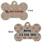 Farm Quotes Bone Shaped Dog ID Tag - Large - Approval