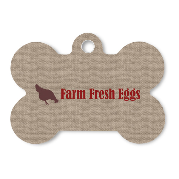 Custom Farm Quotes Bone Shaped Dog ID Tag