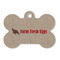 Farm Quotes Bone Shaped Dog ID Tag - Large - Front