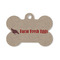 Farm Quotes Bone Shaped Dog ID Tag - Small
