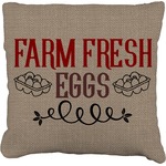Farm Quotes Faux-Linen Throw Pillow 18"