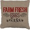 Farm Quotes Faux-Linen Throw Pillow 26"