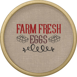 Farm Quotes Cabinet Knob - Gold