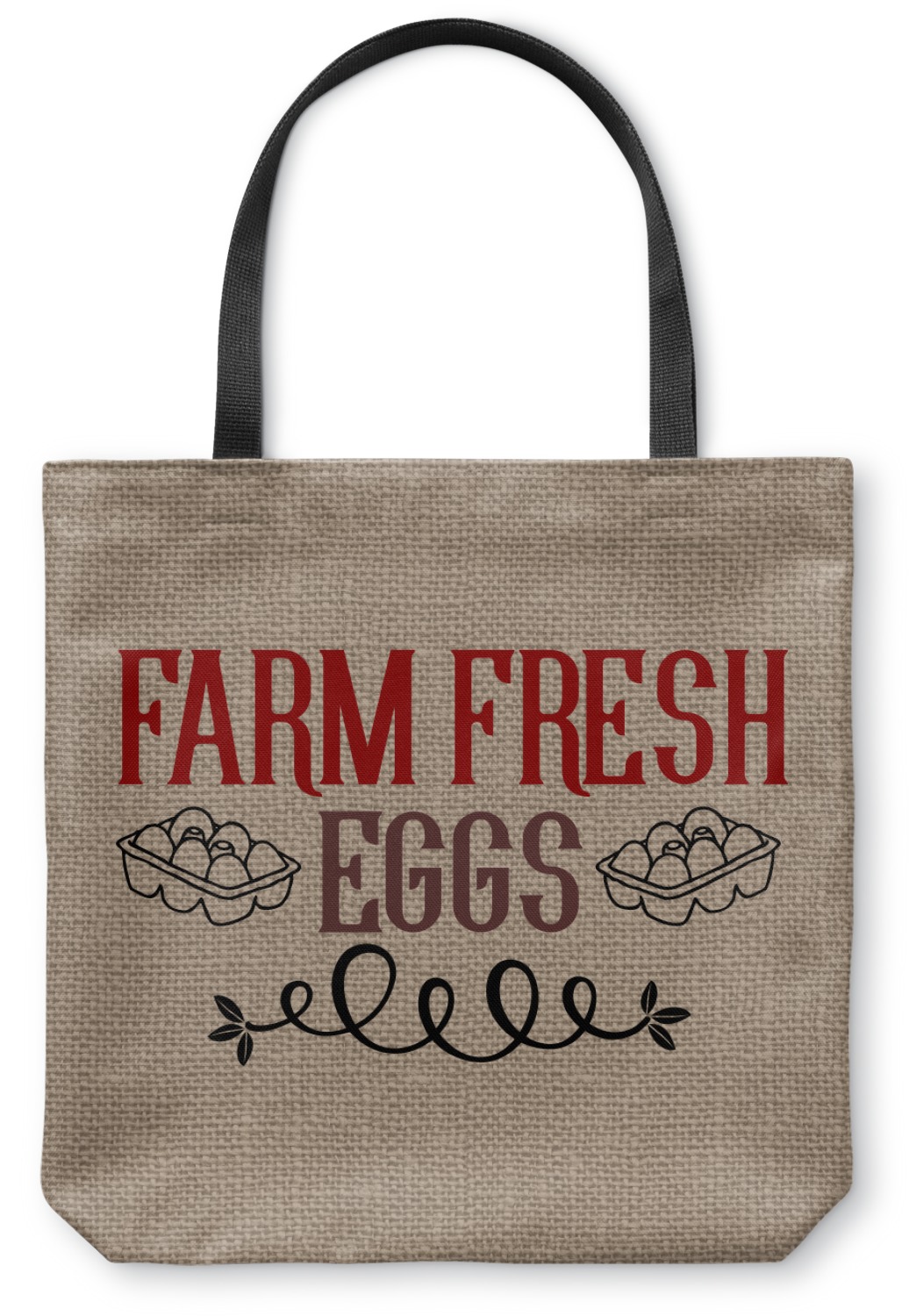 Farm Quotes Canvas Tote Bag - Small - 13&quot;x13&quot; (Personalized) - YouCustomizeIt
