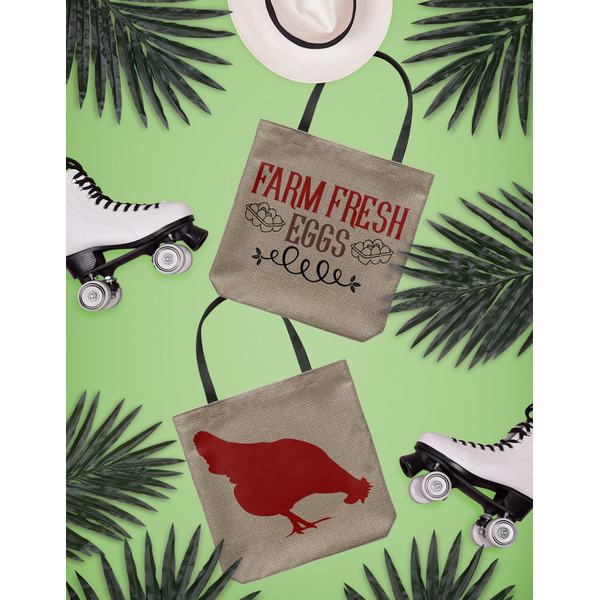 Farm Quotes Canvas Tote Lifestyle Front and Back