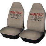 Farm Quotes Car Seat Covers (Set of Two)