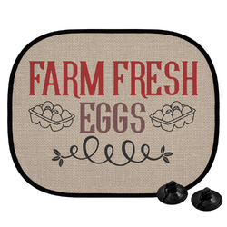 Farm Quotes Car Side Window Sun Shade (Personalized)