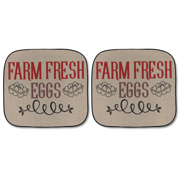 Farm Quotes Car Sun Shades - FRONT