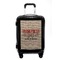 Farm Quotes Carry On Hard Shell Suitcase - Front