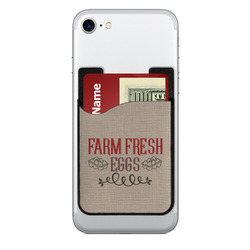 Farm Quotes 2-in-1 Cell Phone Credit Card Holder & Screen Cleaner