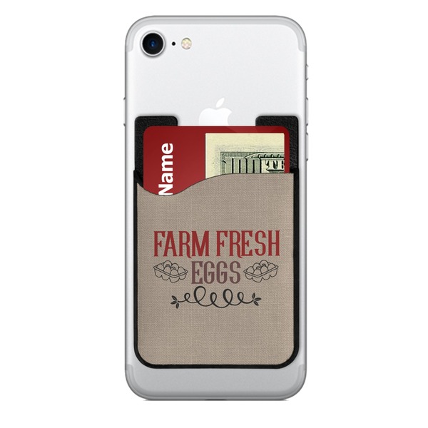Custom Farm Quotes 2-in-1 Cell Phone Credit Card Holder & Screen Cleaner