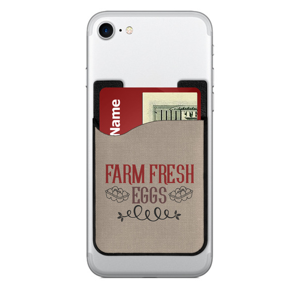 Custom Farm Quotes 2-in-1 Cell Phone Credit Card Holder & Screen Cleaner