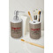 Farm Quotes Ceramic Bathroom Accessories - LIFESTYLE (toothbrush holder & soap dispenser)