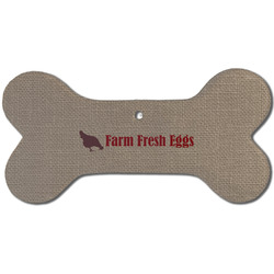 Farm Quotes Ceramic Dog Ornament - Front