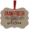 Farm Quotes Christmas Ornament (Front View)