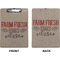 Farm Quotes Clipboard (Letter) (Front + Back)