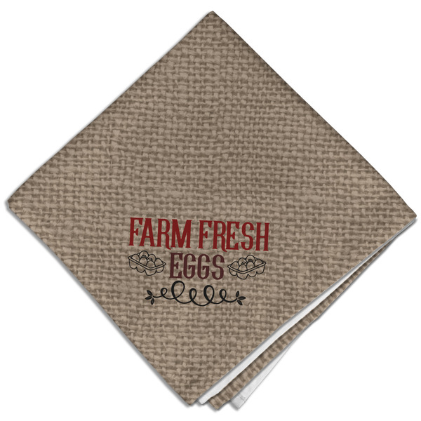 Custom Farm Quotes Cloth Dinner Napkin - Single